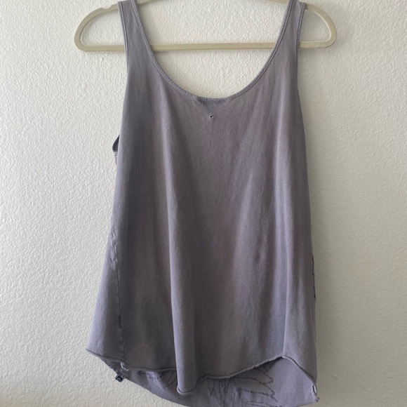 Vintage Roxy Floral Detail Cotton Tank-Top - Picture 5 of 5